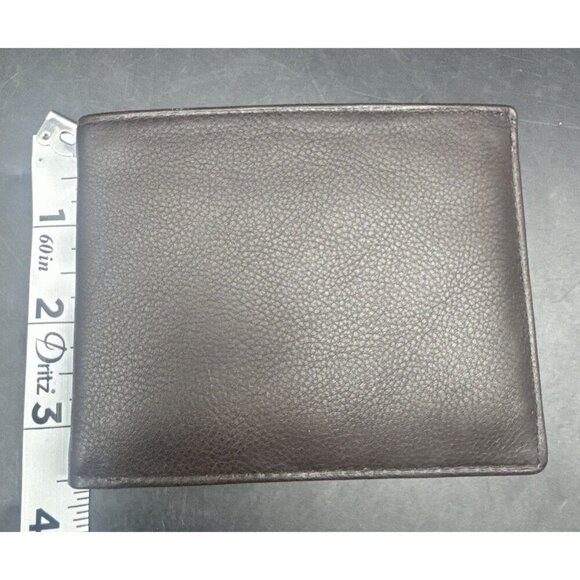 Perry Ellis Men's Genuine Brown Leather Bifold Wallet NEW - Picture 10 of 10
